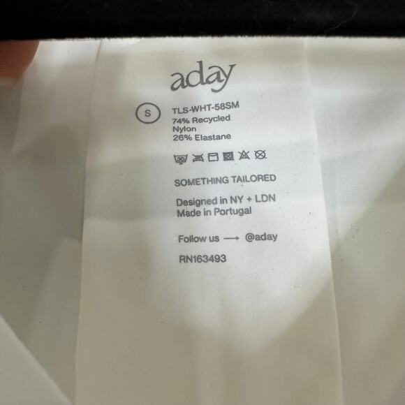 Aday Something Tailored Shirt White Size Small - Picture 3 of 7